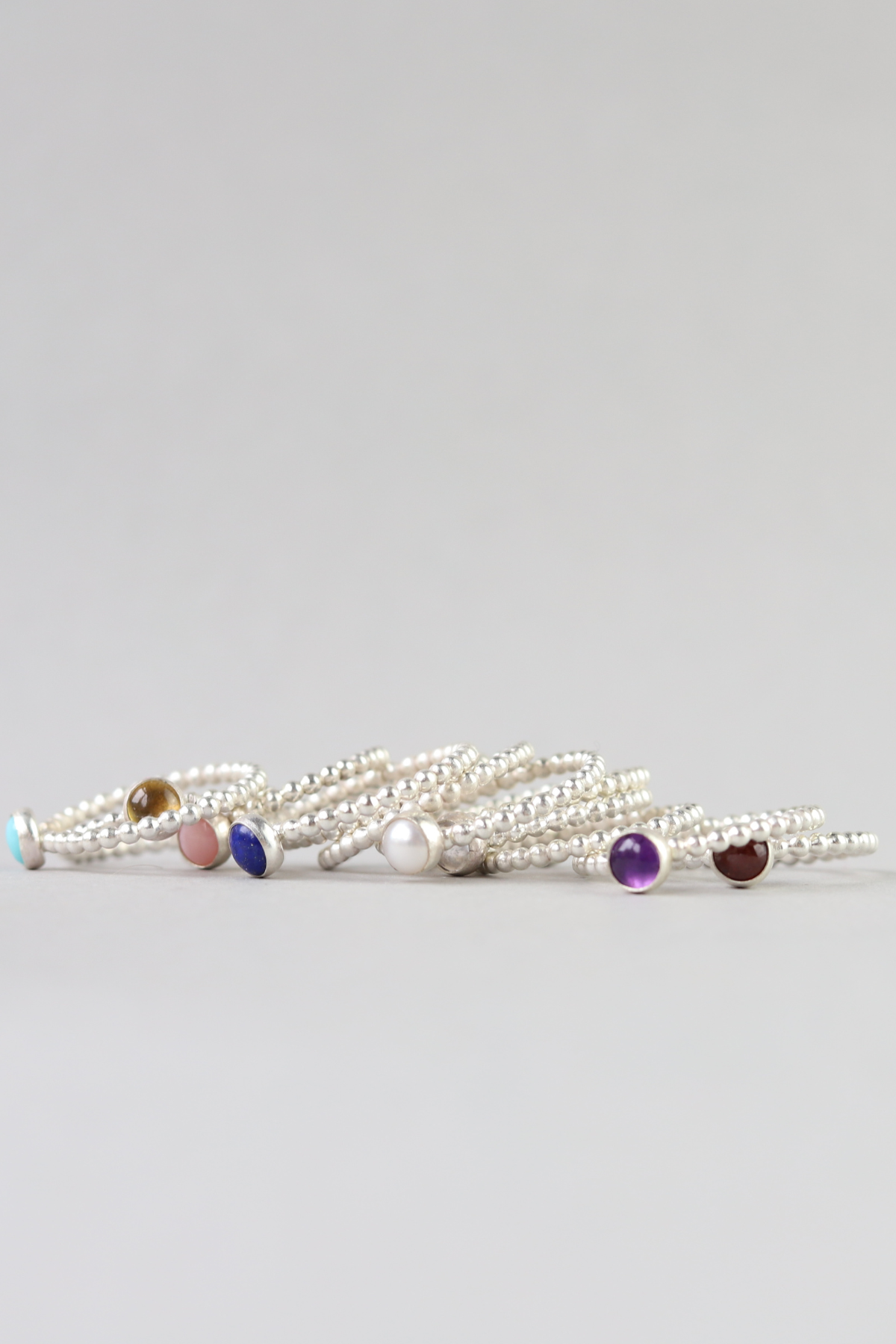 Birth Stone Stacking Ring