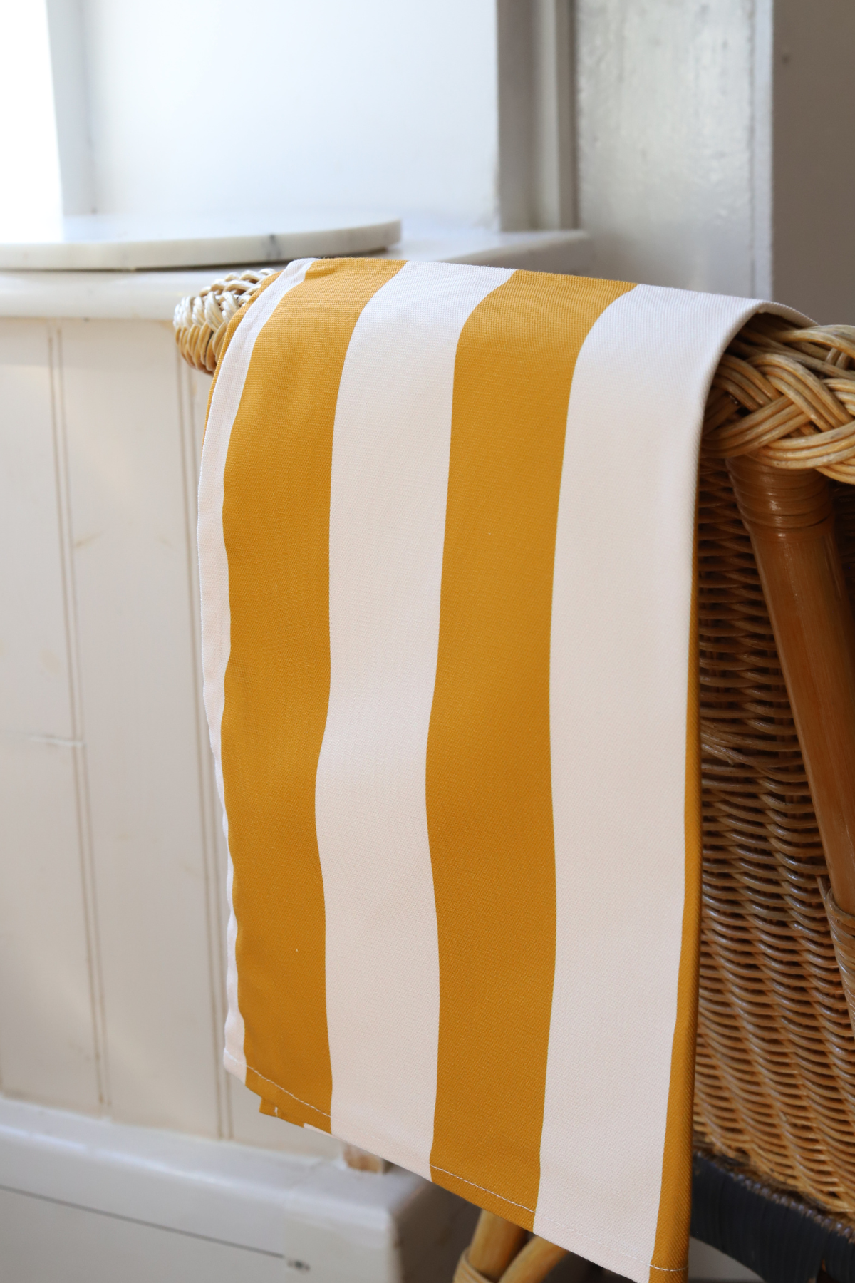Stripes Tea Towel Mustard
