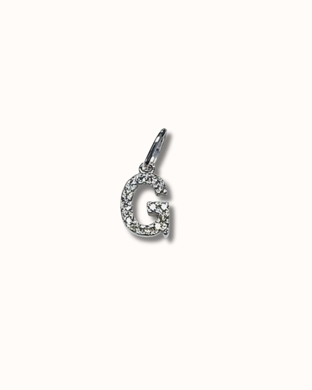 G Sparkle Letter Charm