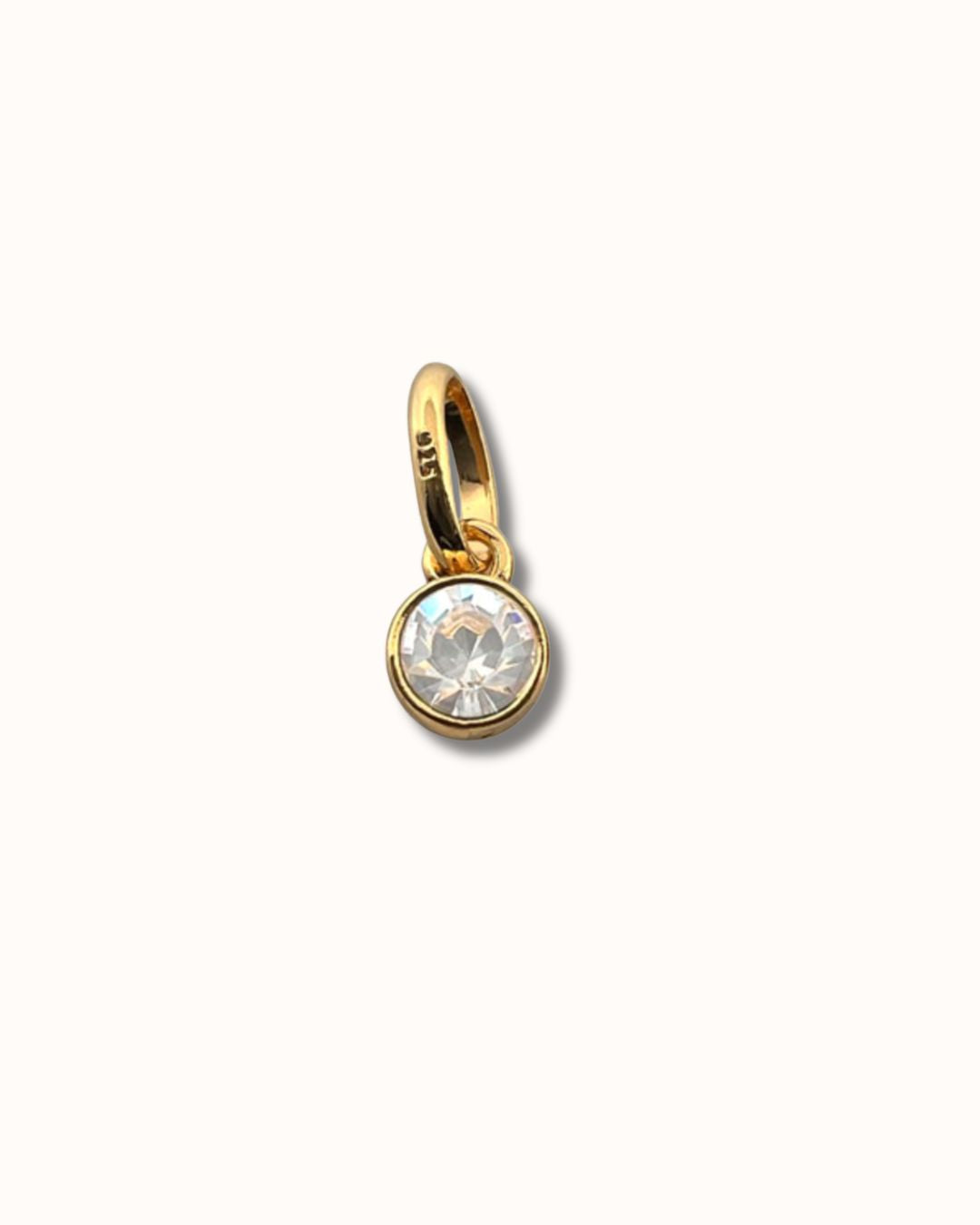 Birthstone Charm April