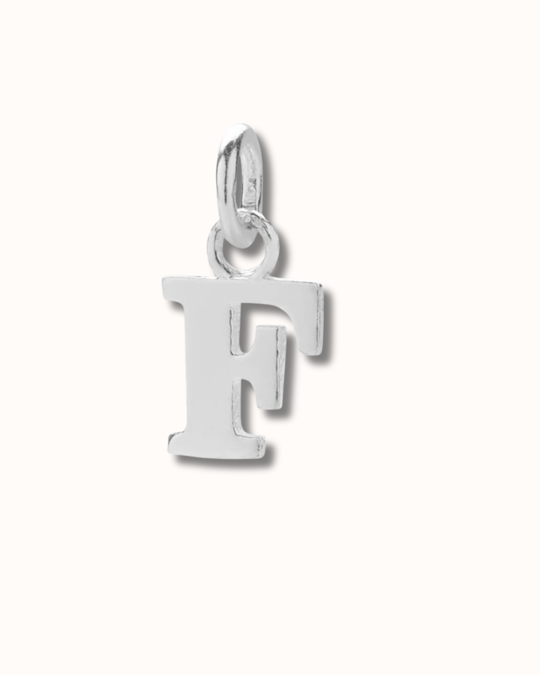 F Letter Charm