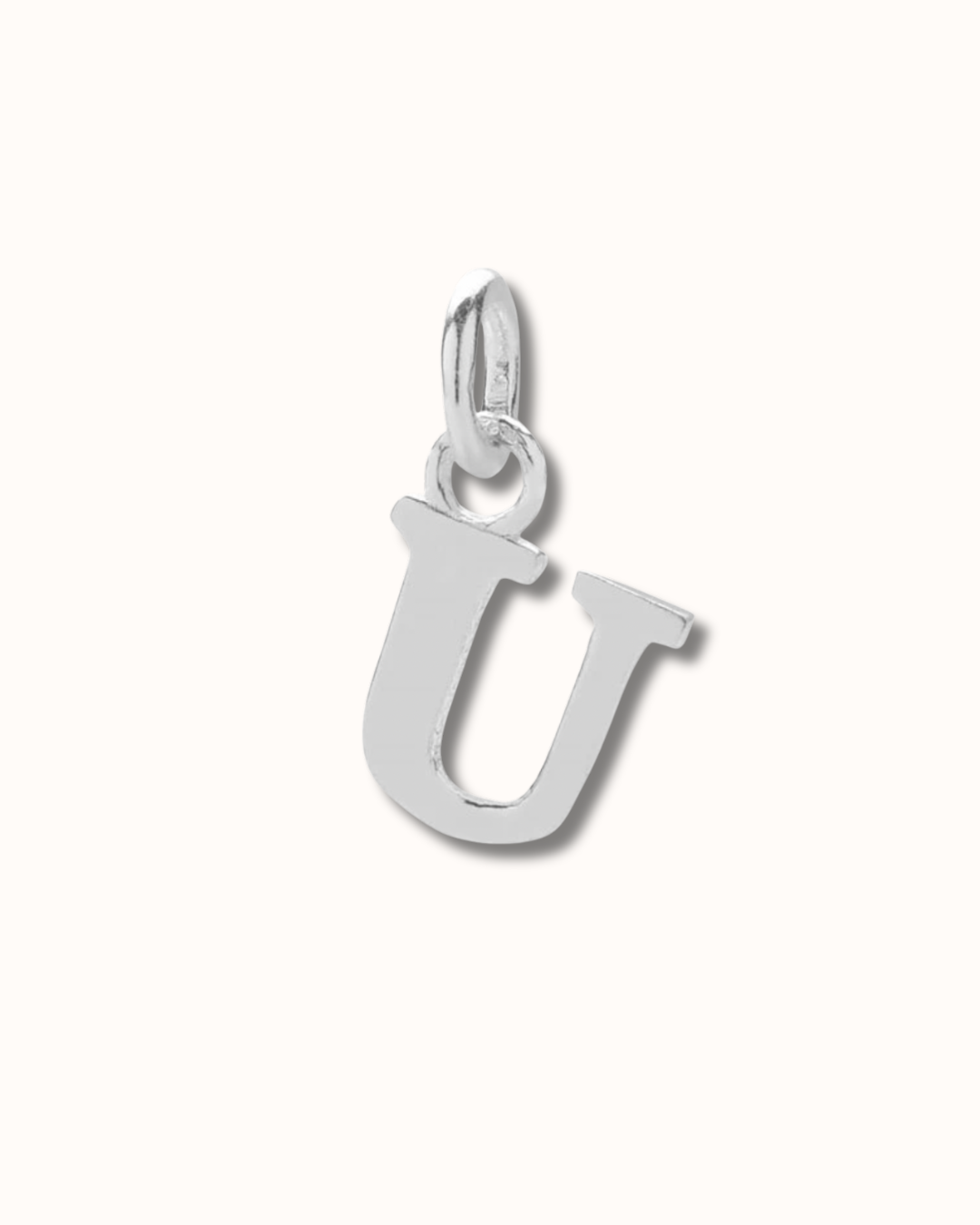 U Letter Charm