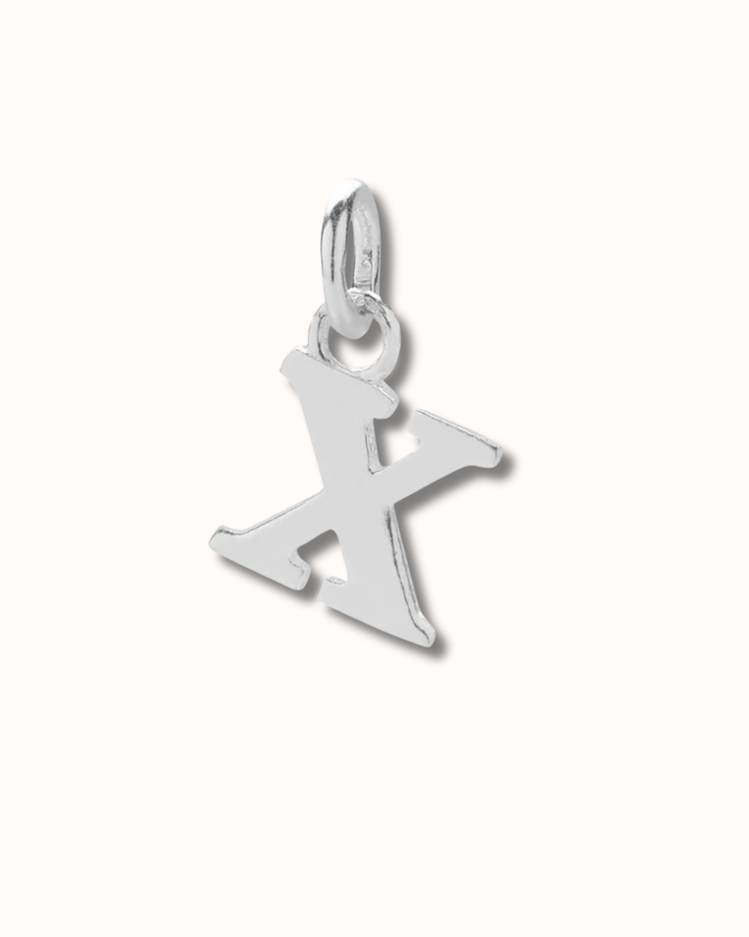 X Letter Charm