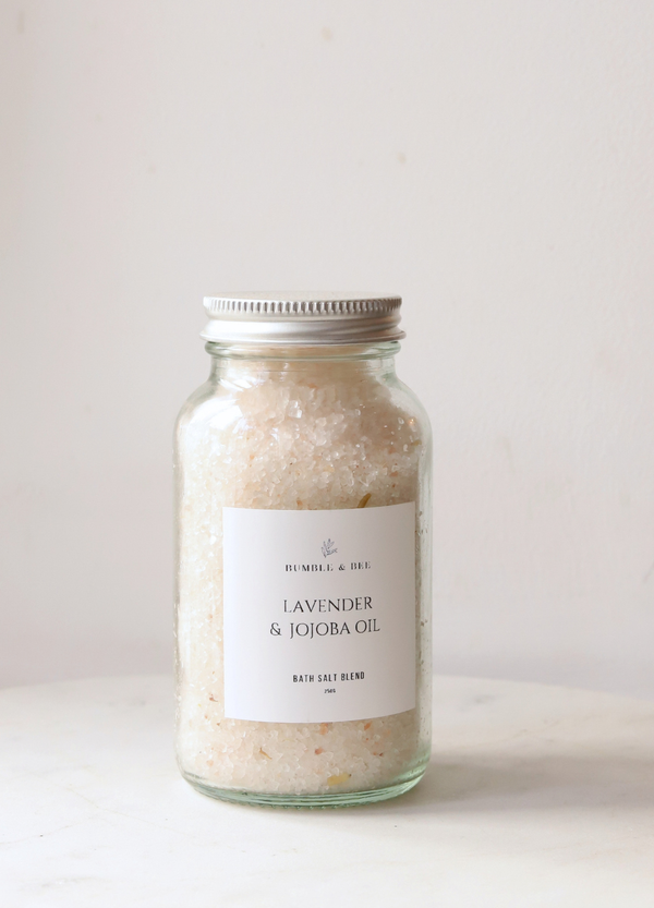 Lavender & Jojoba Oil Bath Salts