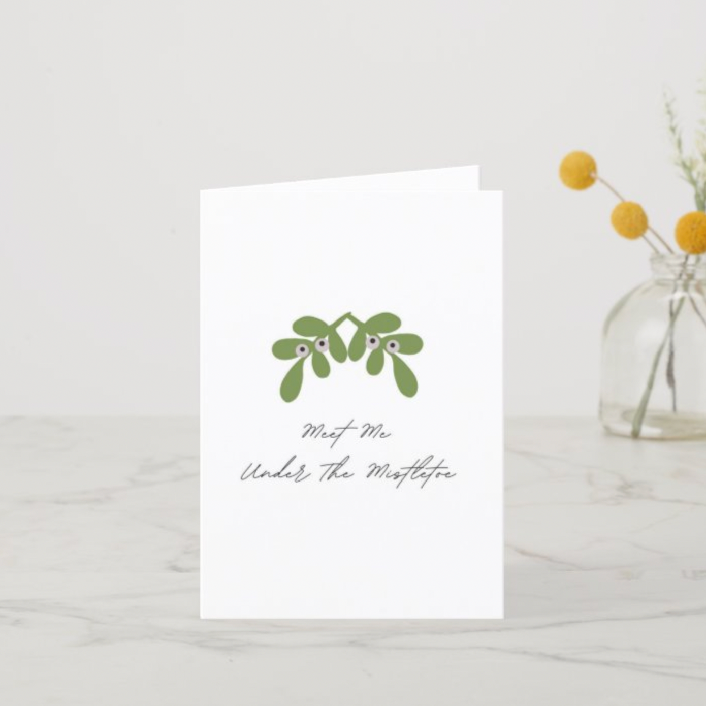 Mistletoe Card