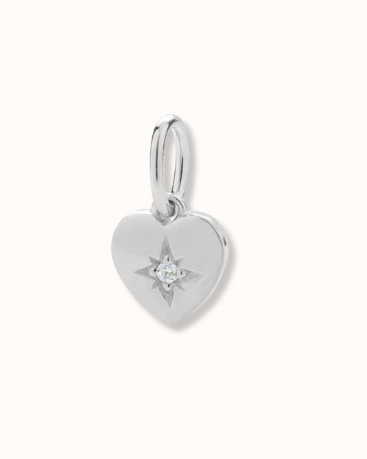 Sparkle Heart Charm