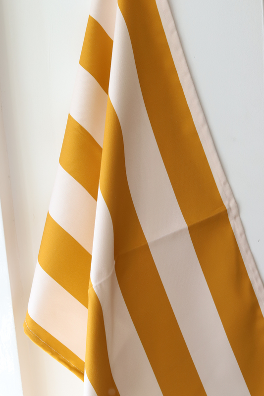 Stripes Tea Towel Mustard