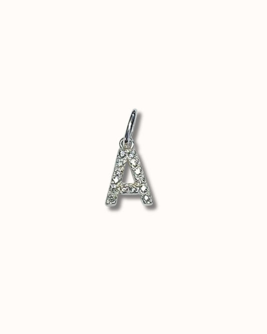 A Sparkle Letter Charm