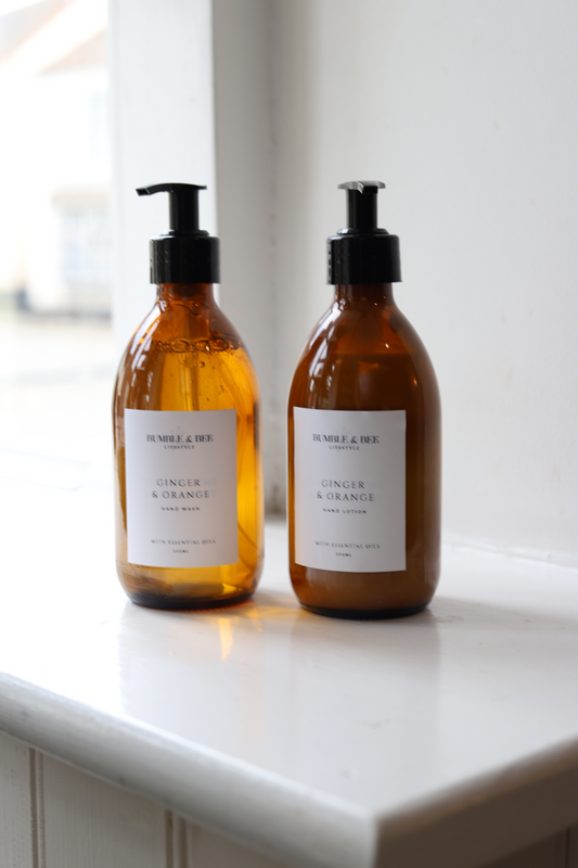 Ginger & Orange Hand Wash & Lotion Duo