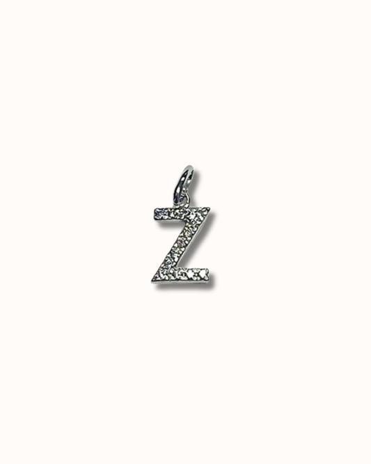 Z Sparkle Letter Charm