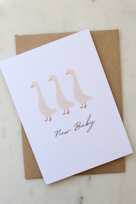 New Baby Ducks Card
