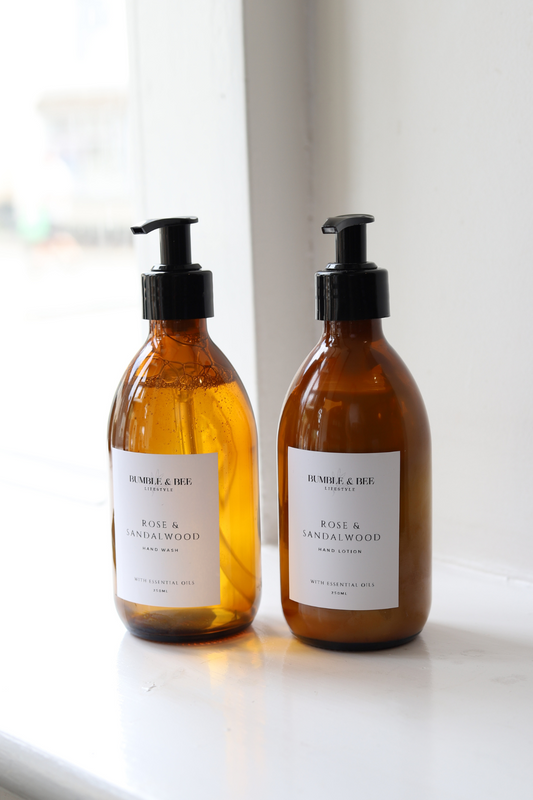 Rose & Sandalwood Hand Wash & Lotion Duo