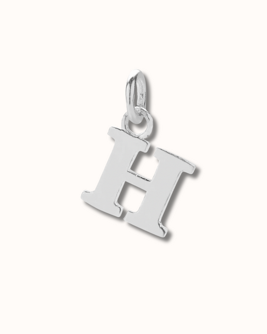 H Letter Charm