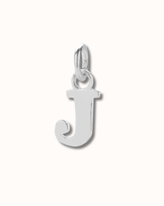 J Letter Charm