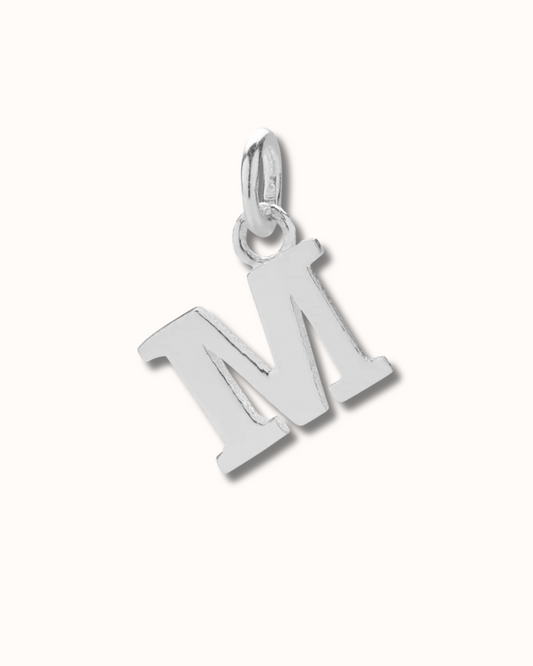 M Letter Charm