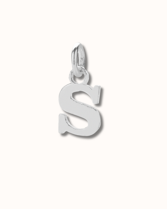 S Letter Charm