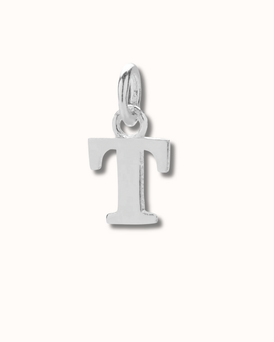 T Letter Charm