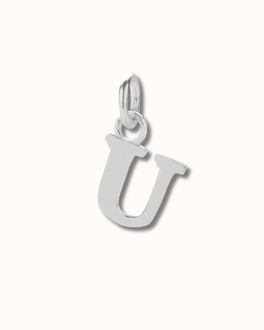 U Letter Charm