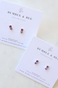 Crystal Studs Lilac