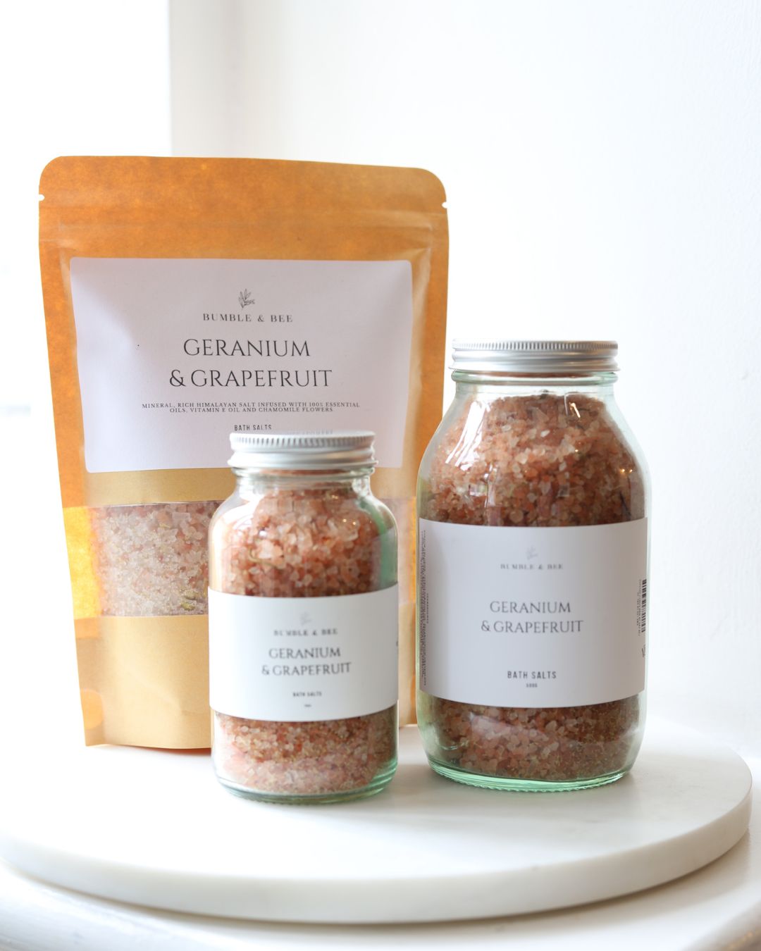 Geranium & Grapefruit Bath Salts