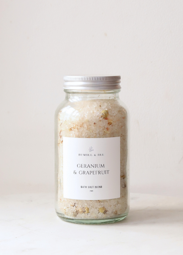 Geranium & Grapefruit Bath Salts