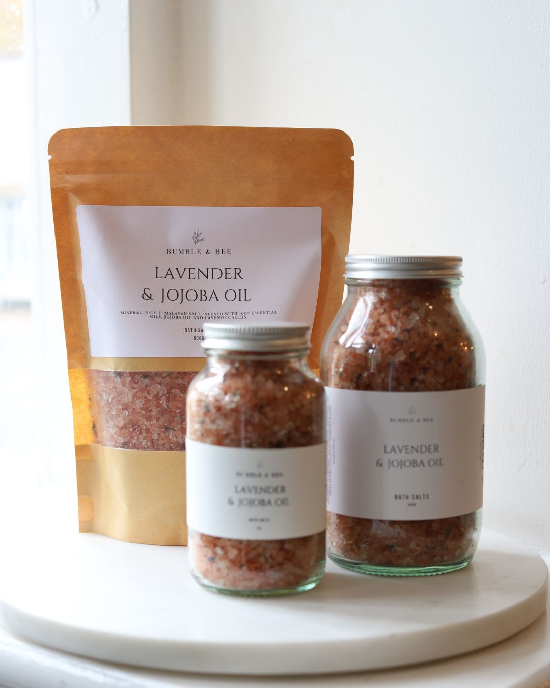 Lavender & Jojoba Oil Bath Salts