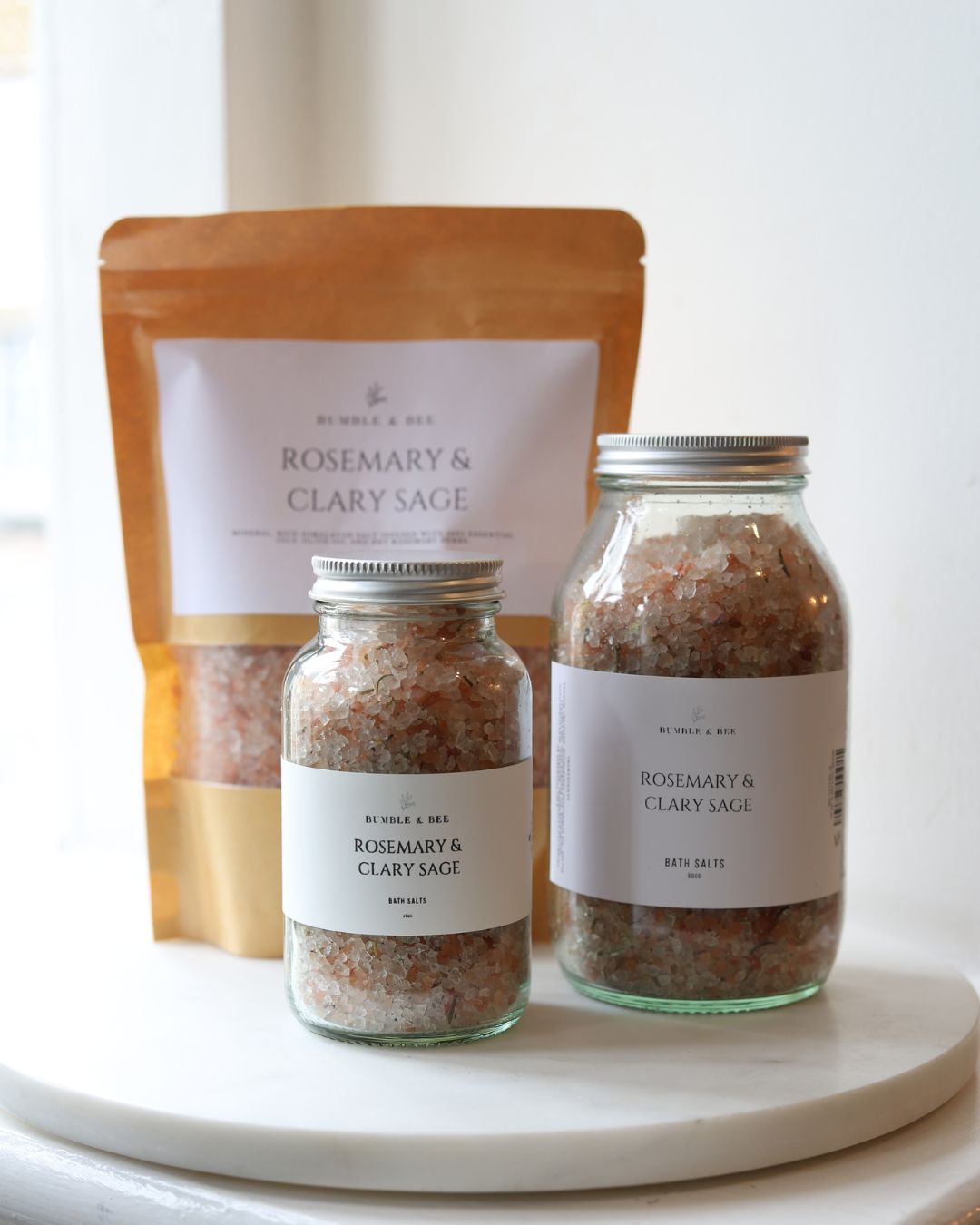Rosemary & Clary Sage Bath Salts