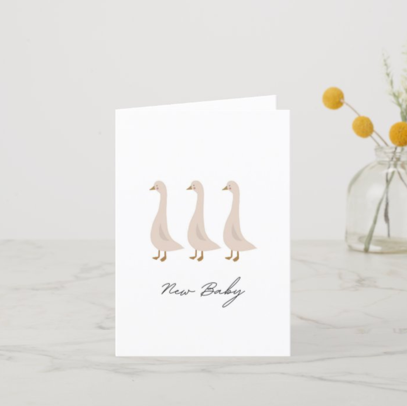 New Baby Ducks Card