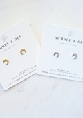 Sparkle Moon Studs