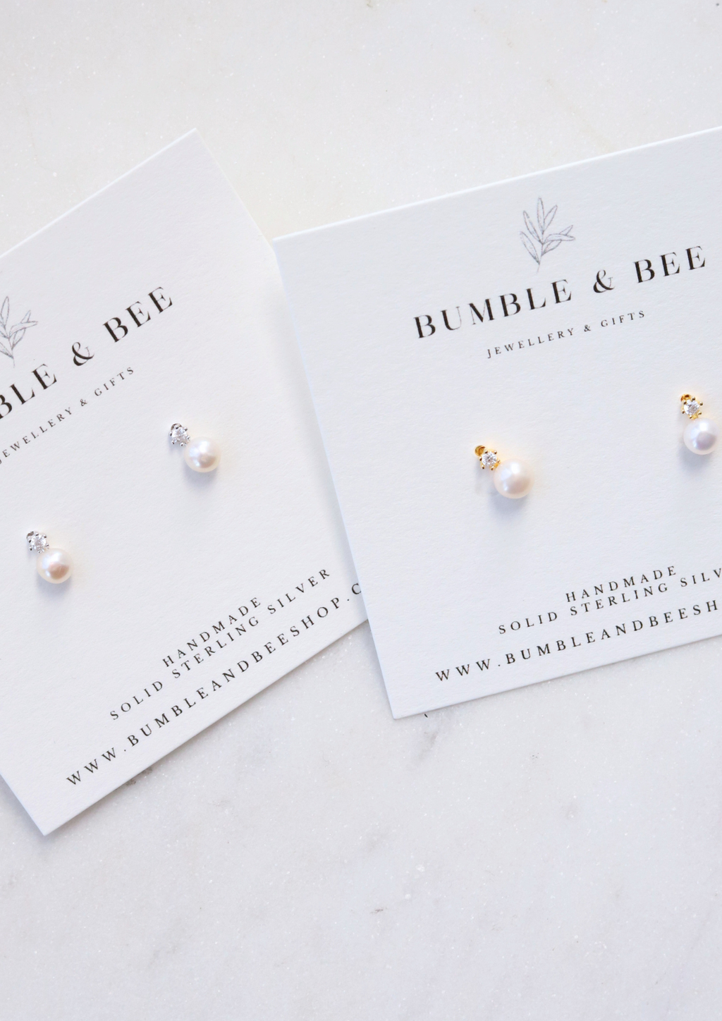 Sparkle Pearl Studs