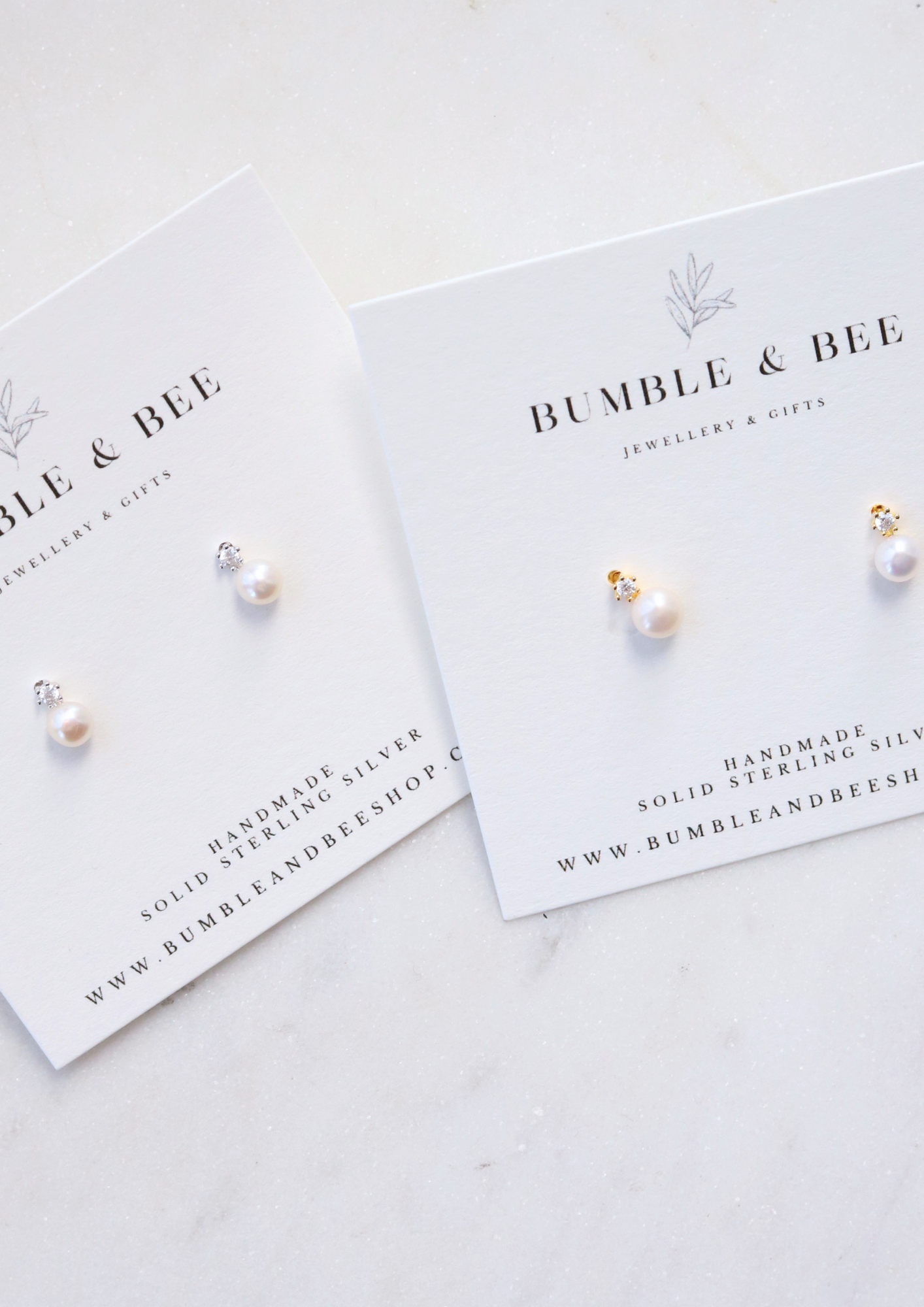 Sparkle Pearl Studs