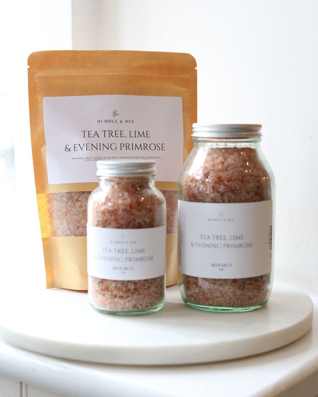 Tea Tree, Lime & Evening Primrose Bath Salts